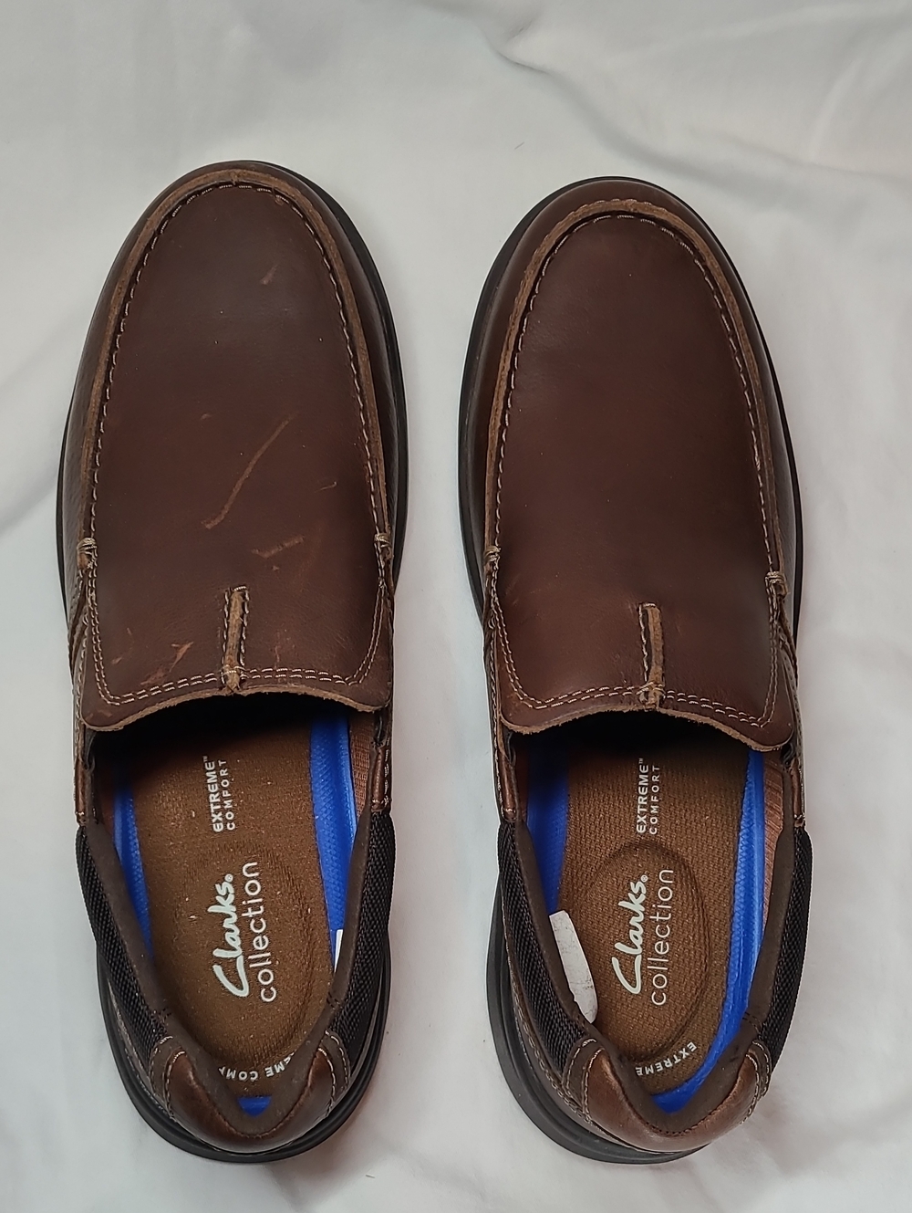 Clarks Extreme Comfort Bradley Free, Tan Slip on Size 10-1/2W Slip-On Loafer